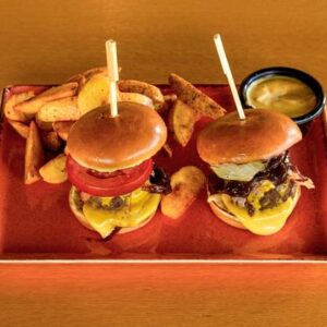 TWIN TINY CHEESE BURGER